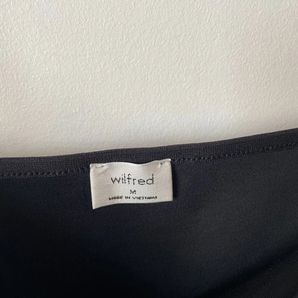 Aritzia  Wilfred Jazz Mini Dress Black Size Medium - Picture 7 of 8